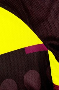 Manufacture of fluorescent yellow short-sleeved cycling shirts Designing moisture wicking stretch cycling shirts Cycling shirt manufacturers SKCSCP016 detail view-1